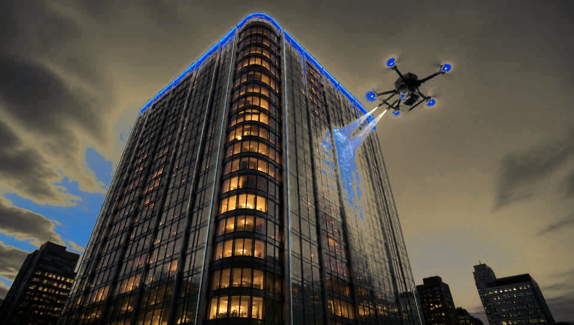 Commercial Window Cleaning. services for commercial properties in Southern California by OnyxFM