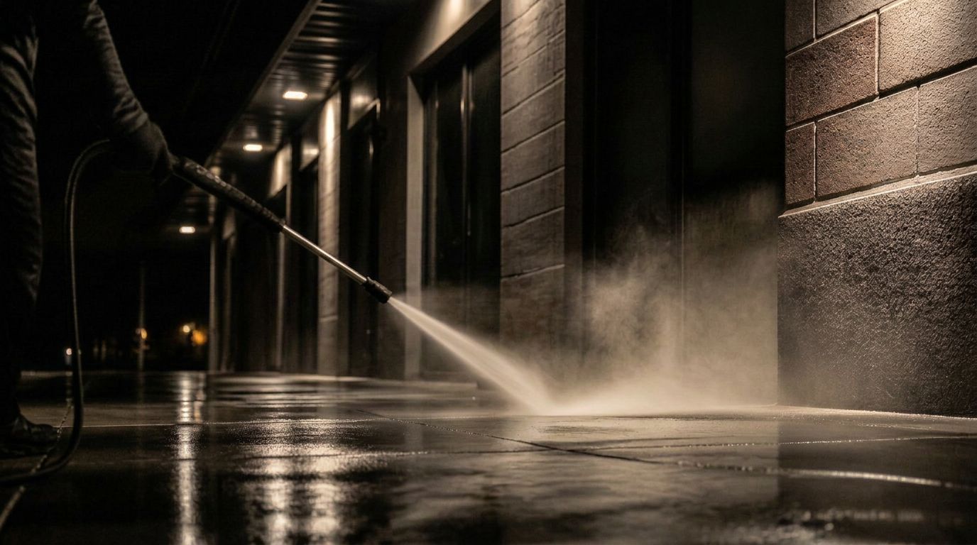 Commercial Pressure Washing. services for commercial properties in Southern California by OnyxFM